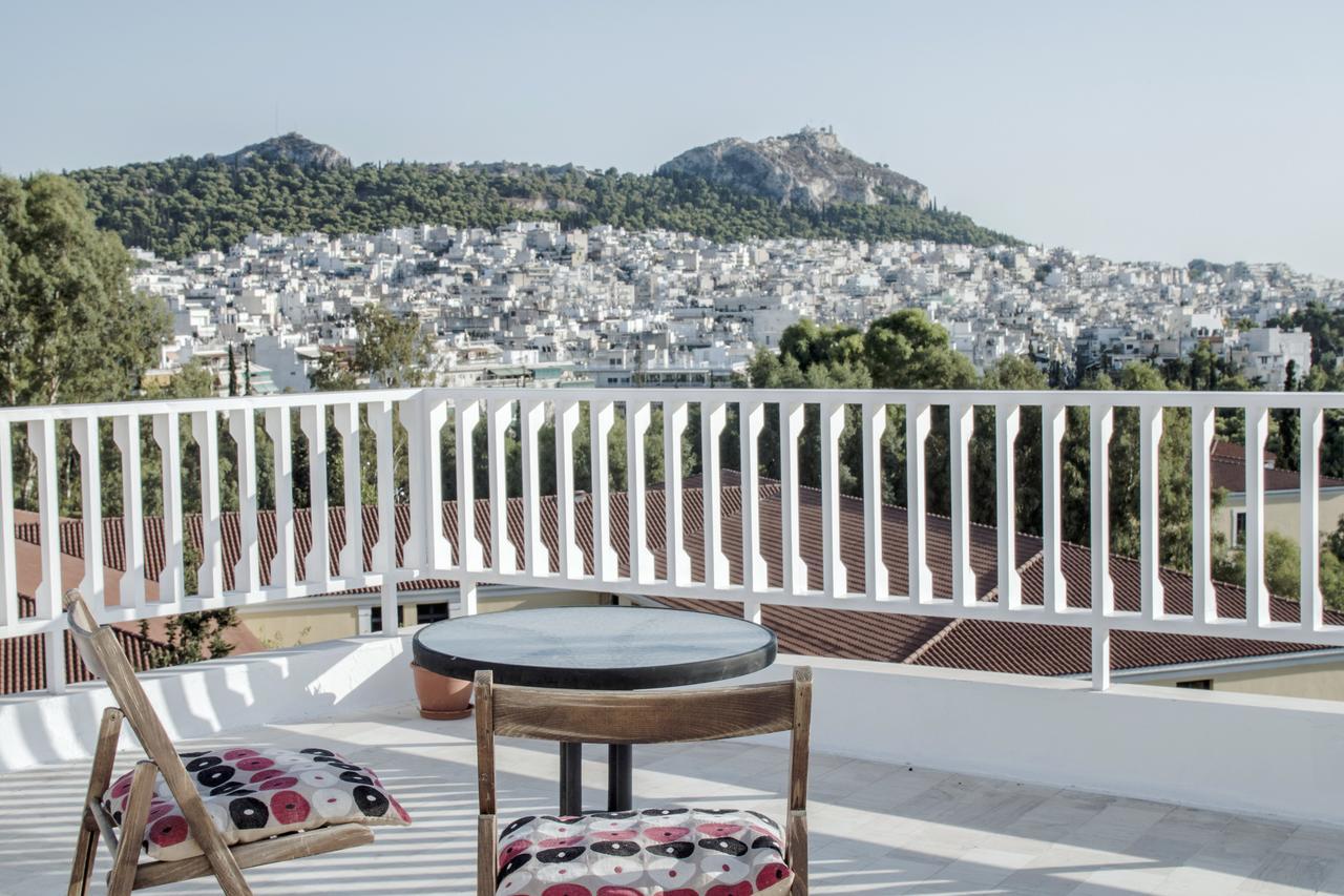 Apartamento Top Floor Studio With Endless View Atenas Exterior foto